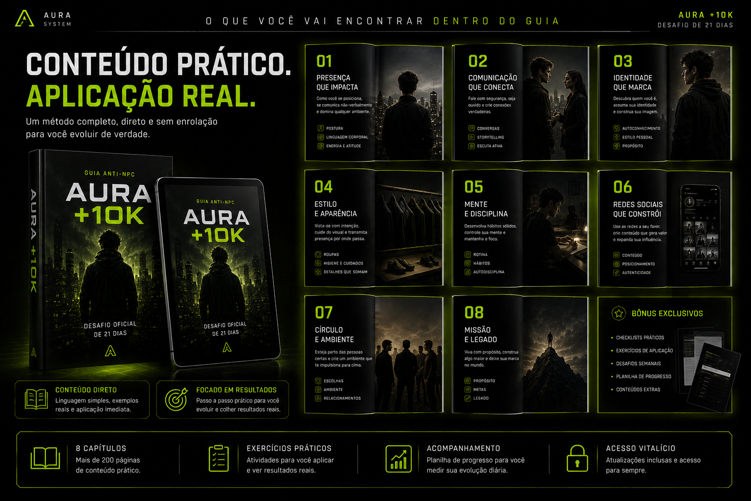 Prévia interna do material AURA +10K